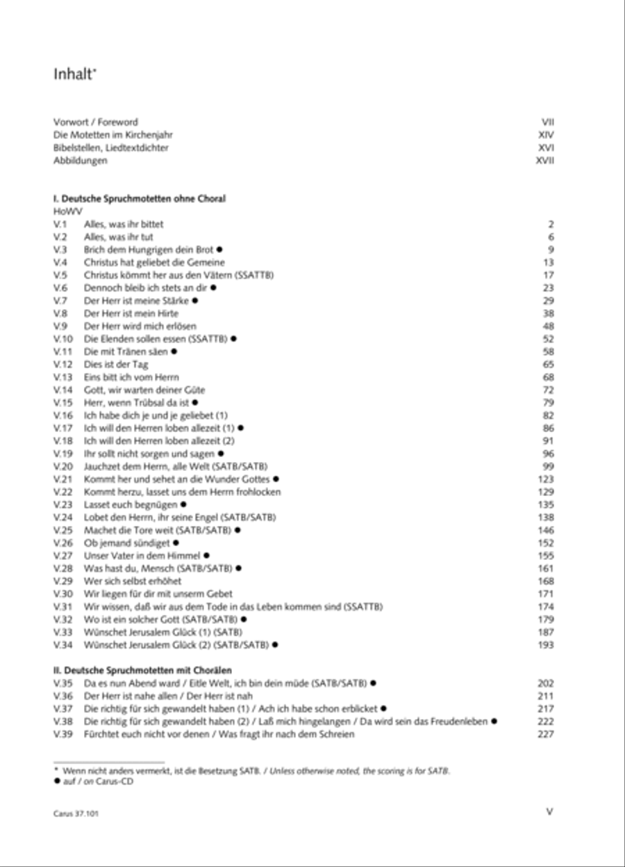 Homilius: Complete Motets. Selected Works. New Edition 2014 4-Part scores gallery preview page 4