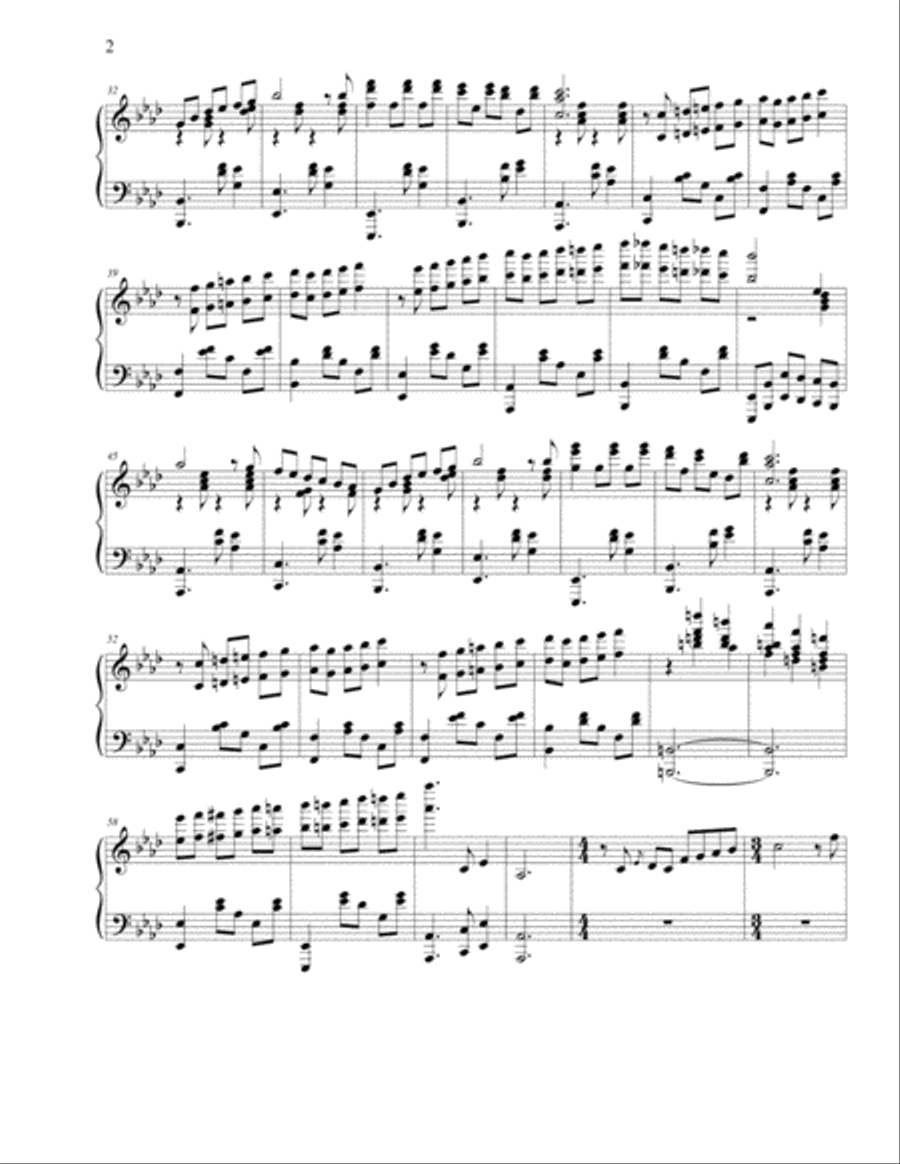 Demetri's Waltz Piano Solo scores gallery preview page 2