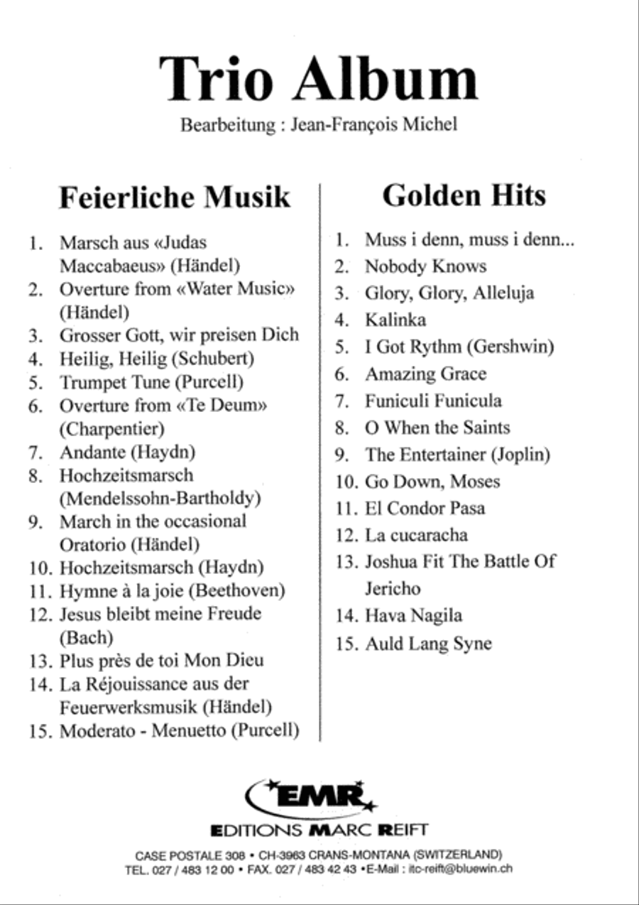 Golden Hits Euphonium Trio scores gallery preview page 3