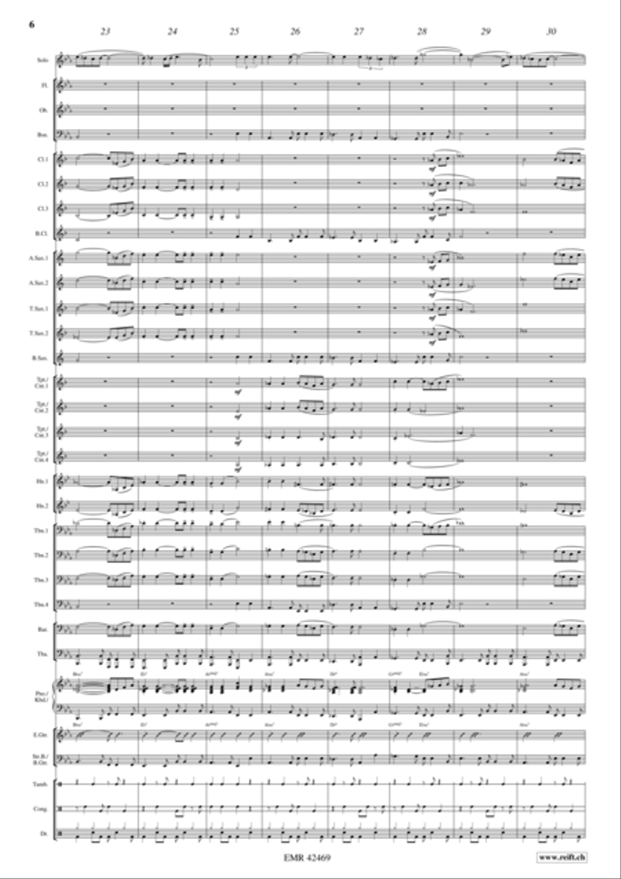 Silver Memories Silver Memories Concert Band scores gallery preview page 8