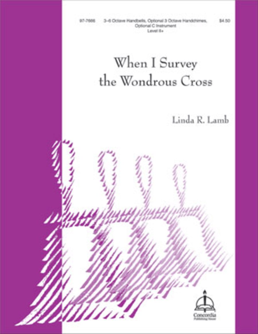 When I Survey the Wondrous Cross (Lamb) Handbell Choir scores gallery preview page 1
