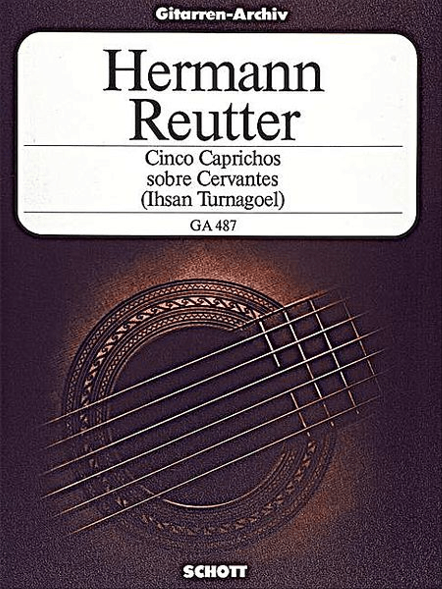 5 Cappricios on Cervantes Acoustic Guitar scores gallery preview page 1