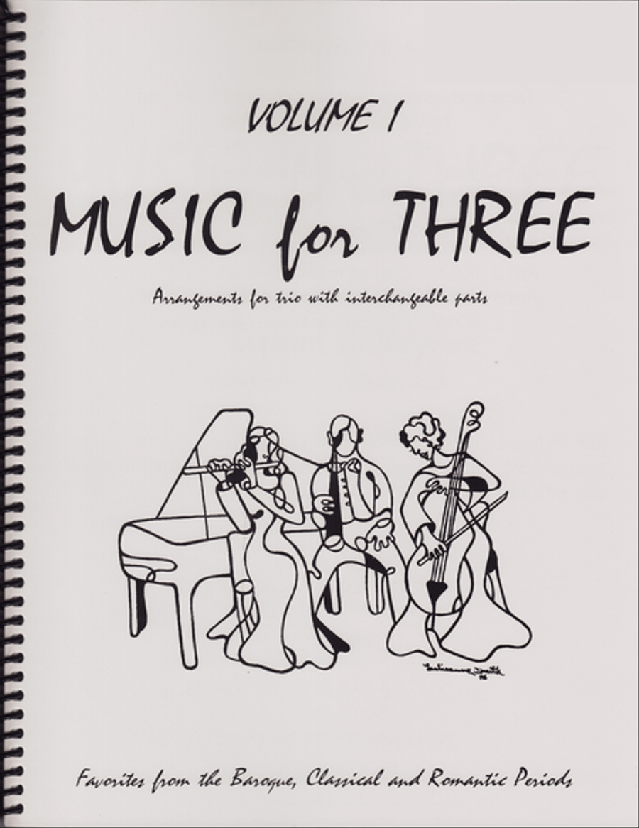 Music for Three, Volume 1, Part 2 - Flute/Oboe/Violin Flute scores gallery preview page 1