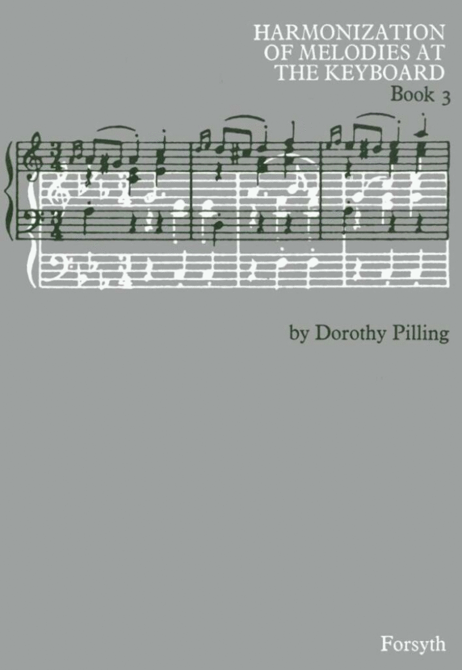 Harmonization of Melodies at the Keyboard Book 3 Piano Solo scores gallery preview page 1
