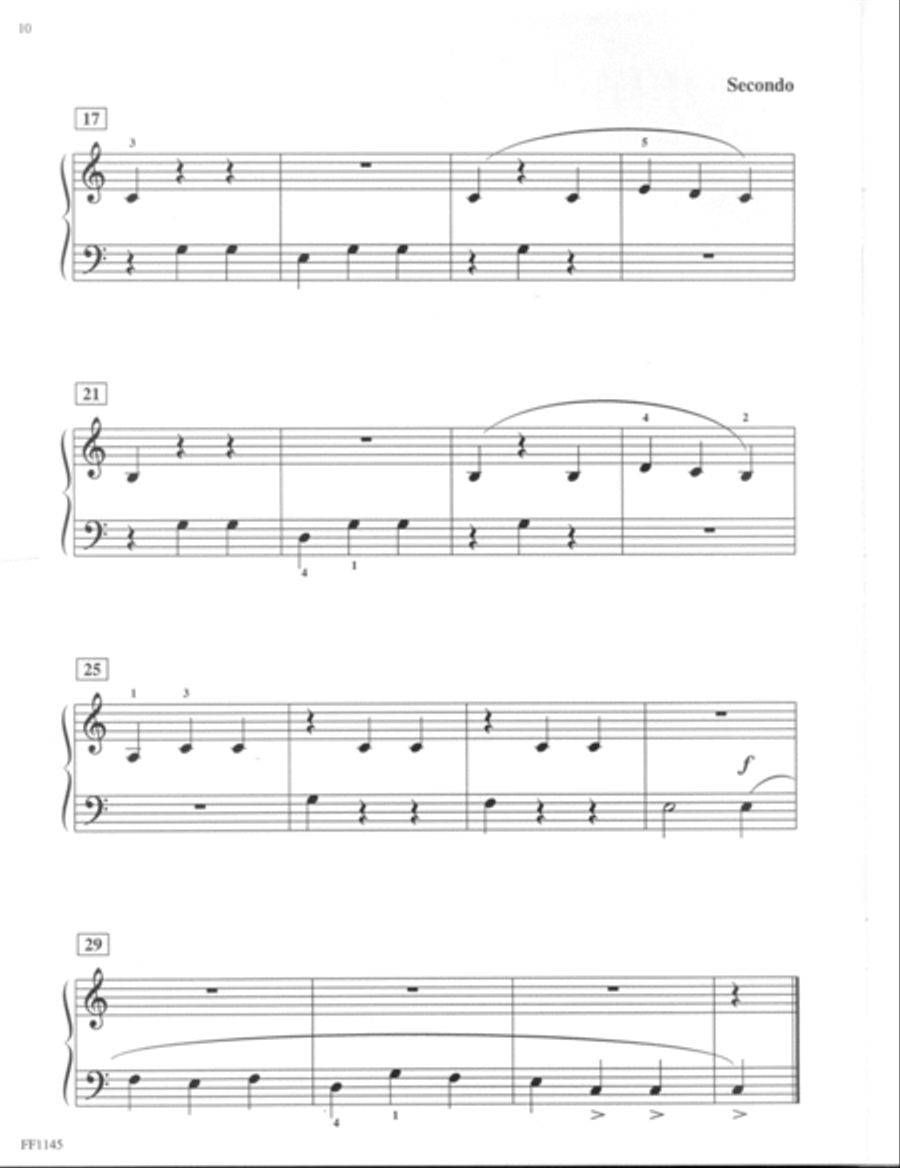 Piano for Two, Book 1 Small Ensemble scores gallery preview page 2