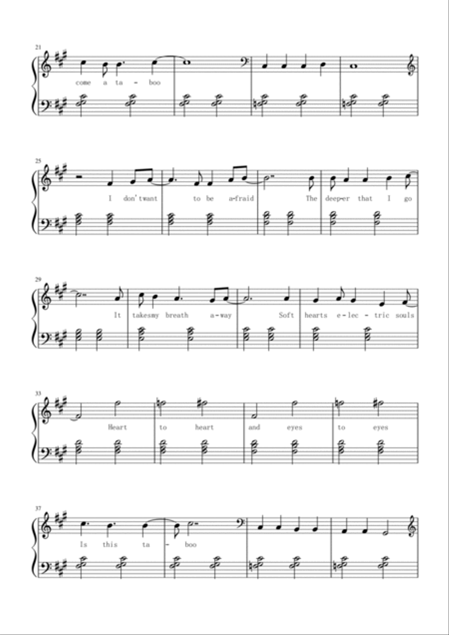 House Of Memories Piano Solo scores gallery preview page 2