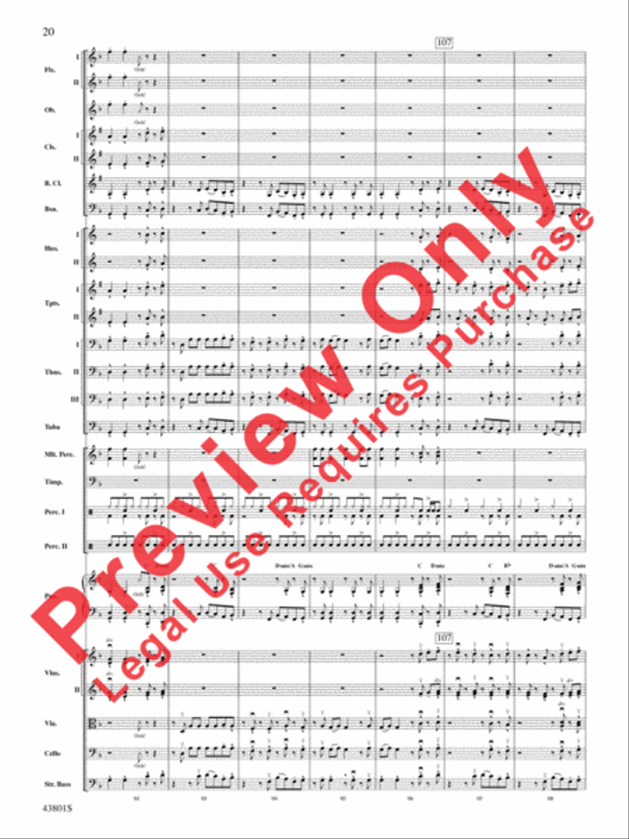 Bruno Mars' Greatest Hits Full Orchestra scores gallery preview page 21