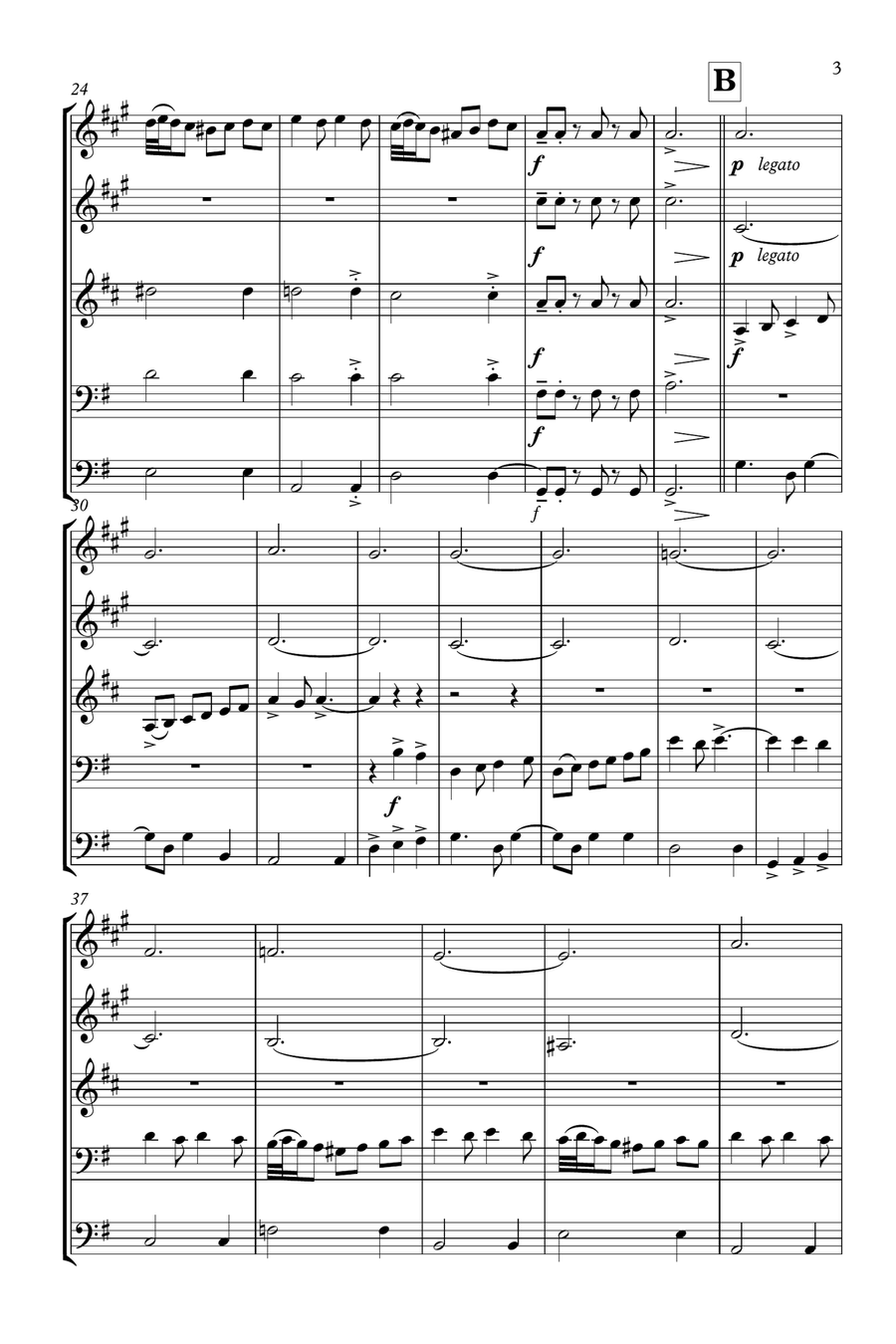 La Fuente La Fuente Brass Quintet scores gallery preview page 3