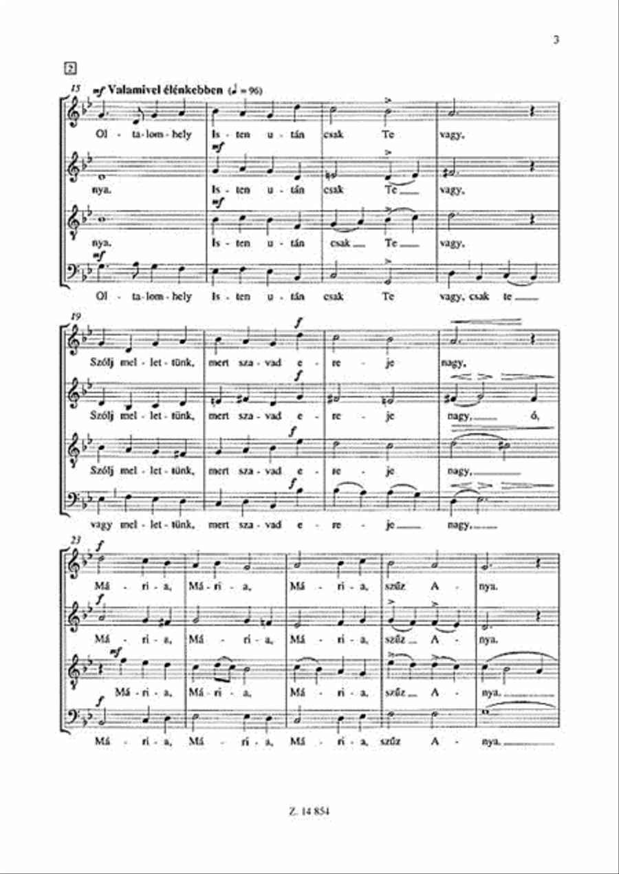 Nyújtsd Ki Mennyb'l 4-Part scores gallery preview page 2