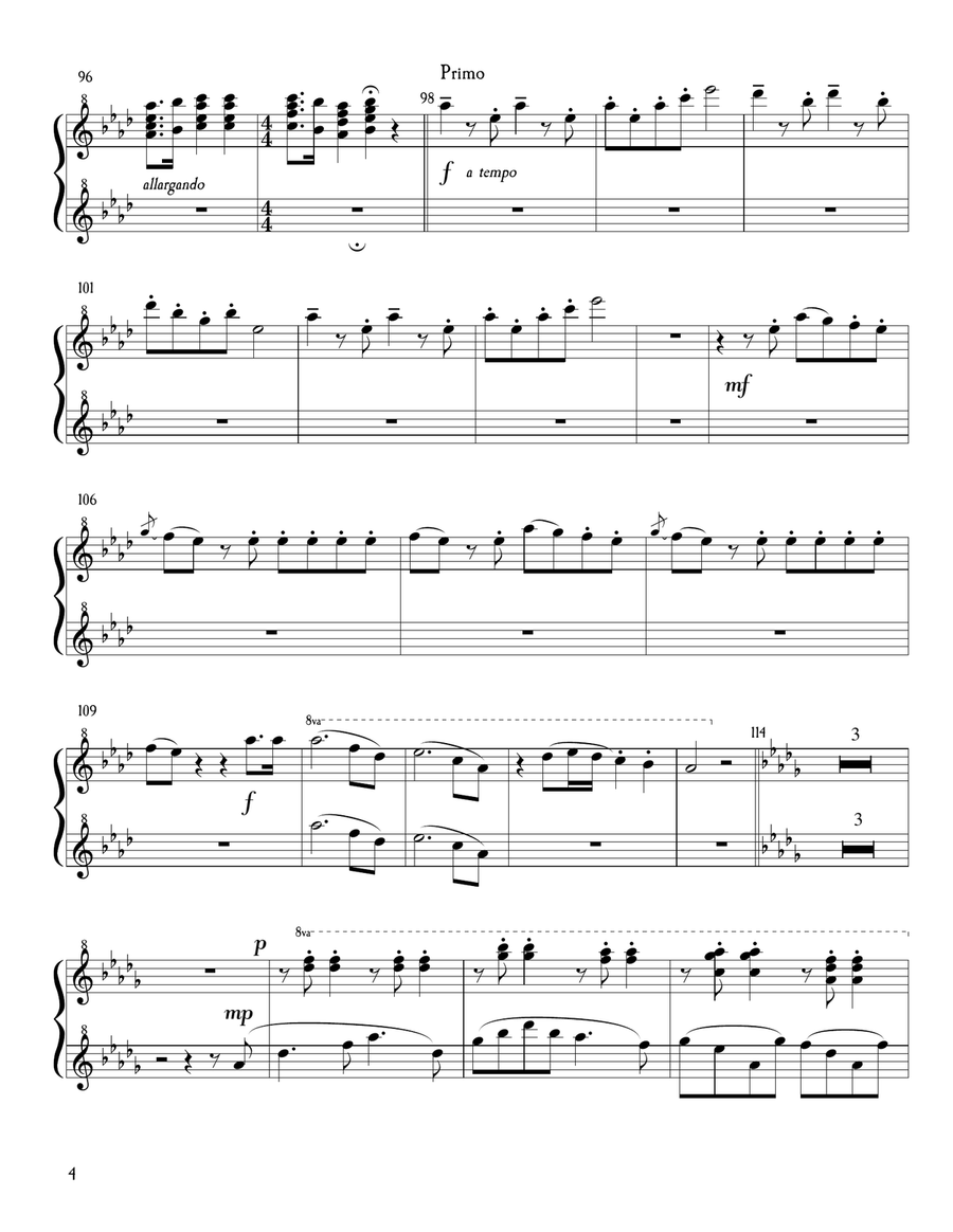 Classical Music Mashup (1 Piano, 6 Hands) 1 Piano, 4-Hands scores gallery preview page 5