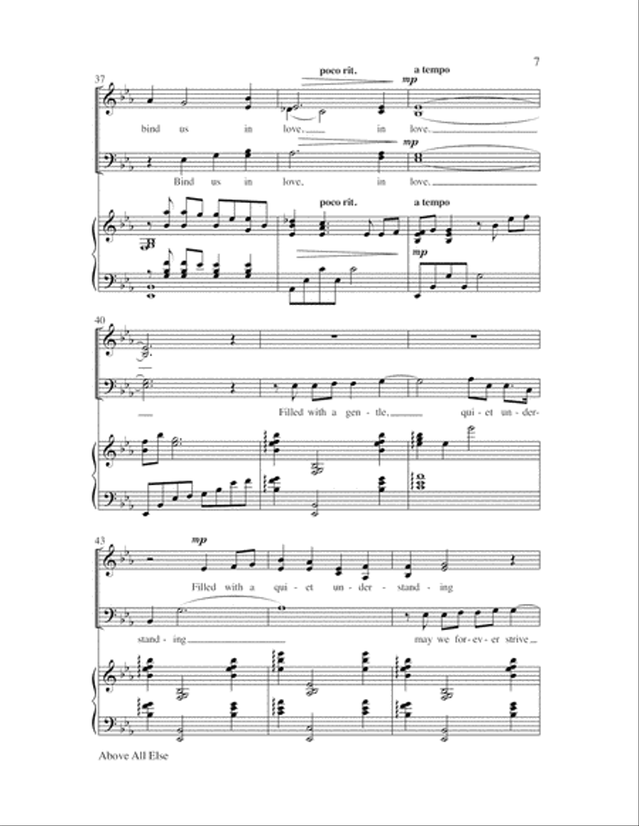 Above All Else 4-Part scores gallery preview page 7