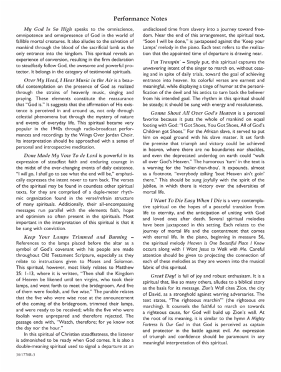 Tryin' to Make Heaven My Home Medium Voice scores gallery preview page 5