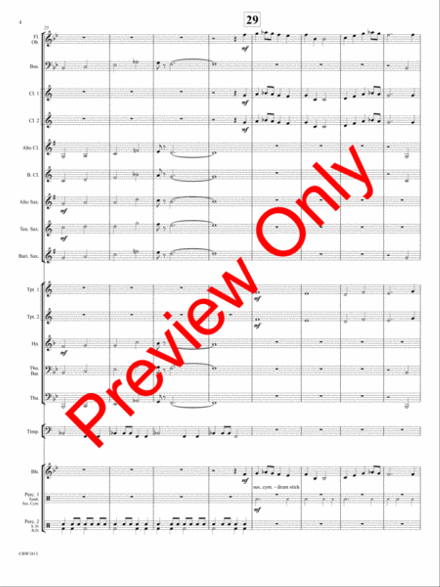 All Things Possible Concert Band scores gallery preview page 7