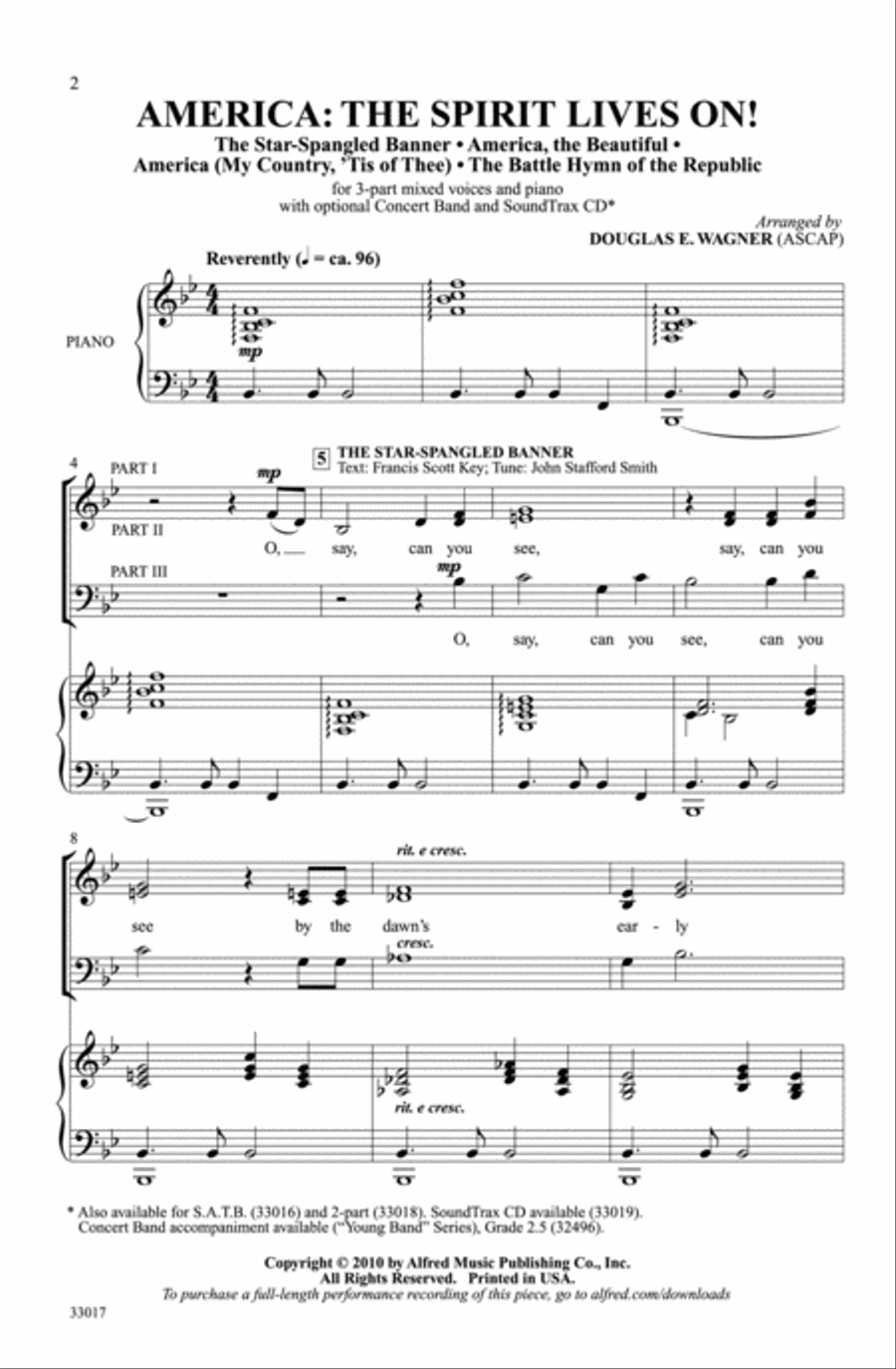 America, the Spirit Lives On! 3-Part scores gallery preview page 2