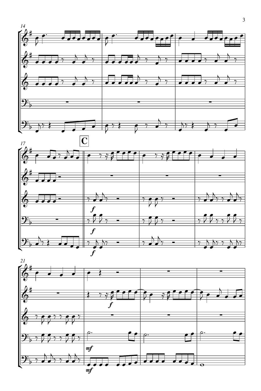 Fluorescent Adolescent Brass Ensemble scores gallery preview page 4