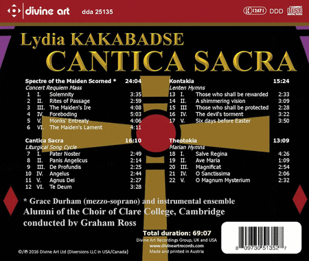 Lydia Kakabadse: Cantica Sacra