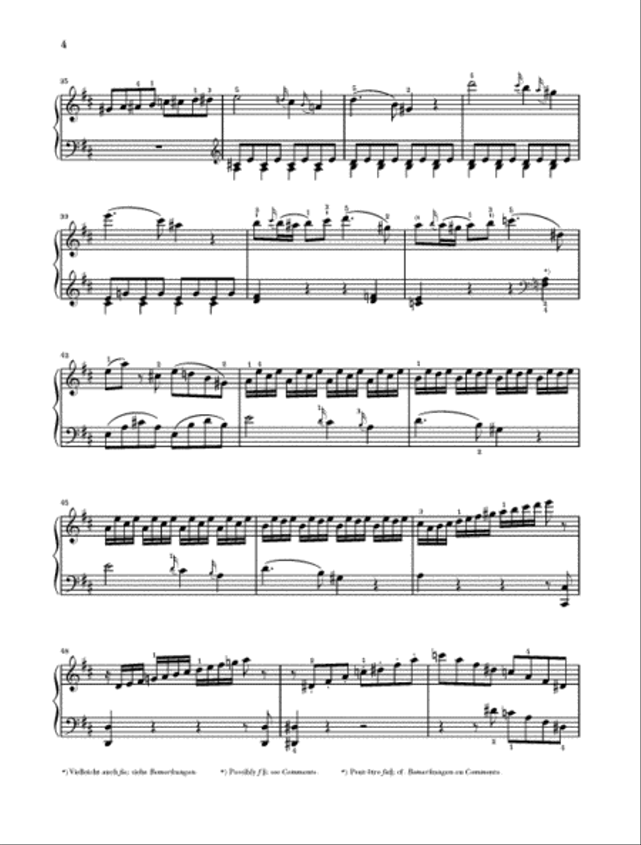 Wolfgang Amadeus Mozart – Rondo in D Major K. 485 Piano Solo scores gallery preview page 4