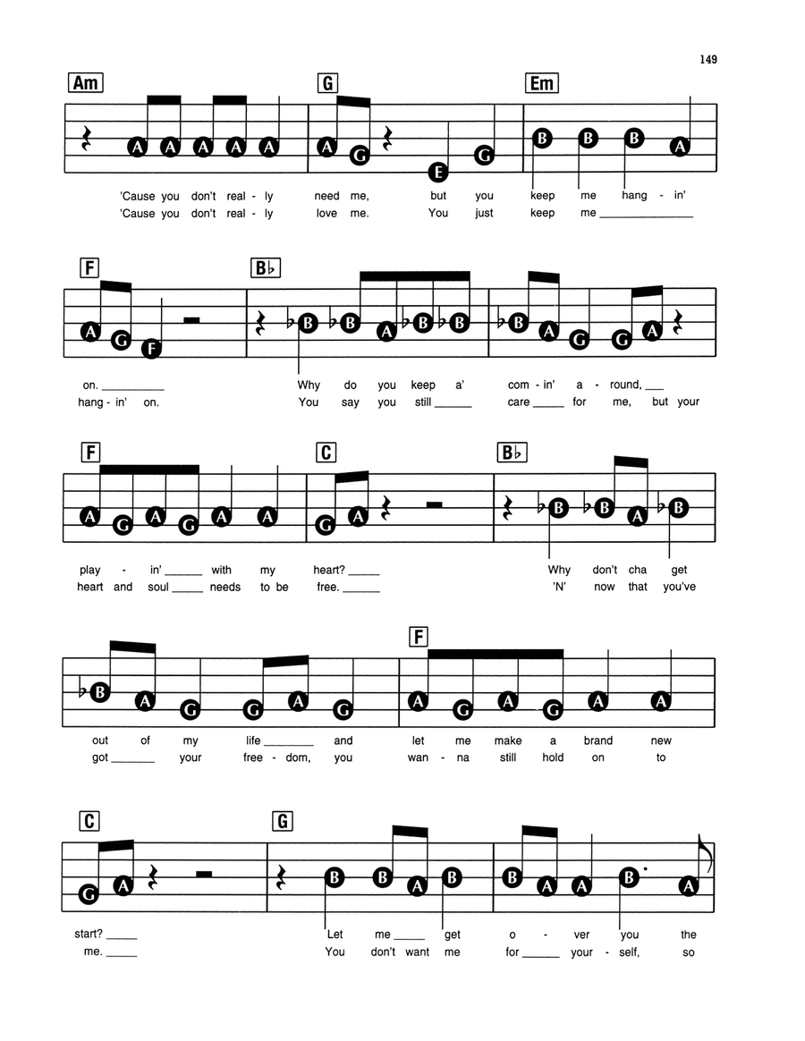 You Keep Me Hangin' On You Keep Me Hangin' On Electronic Keyboard scores gallery preview page 2