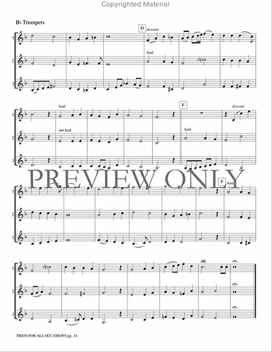 Trios for All Occasions Small Ensemble scores gallery preview page 15