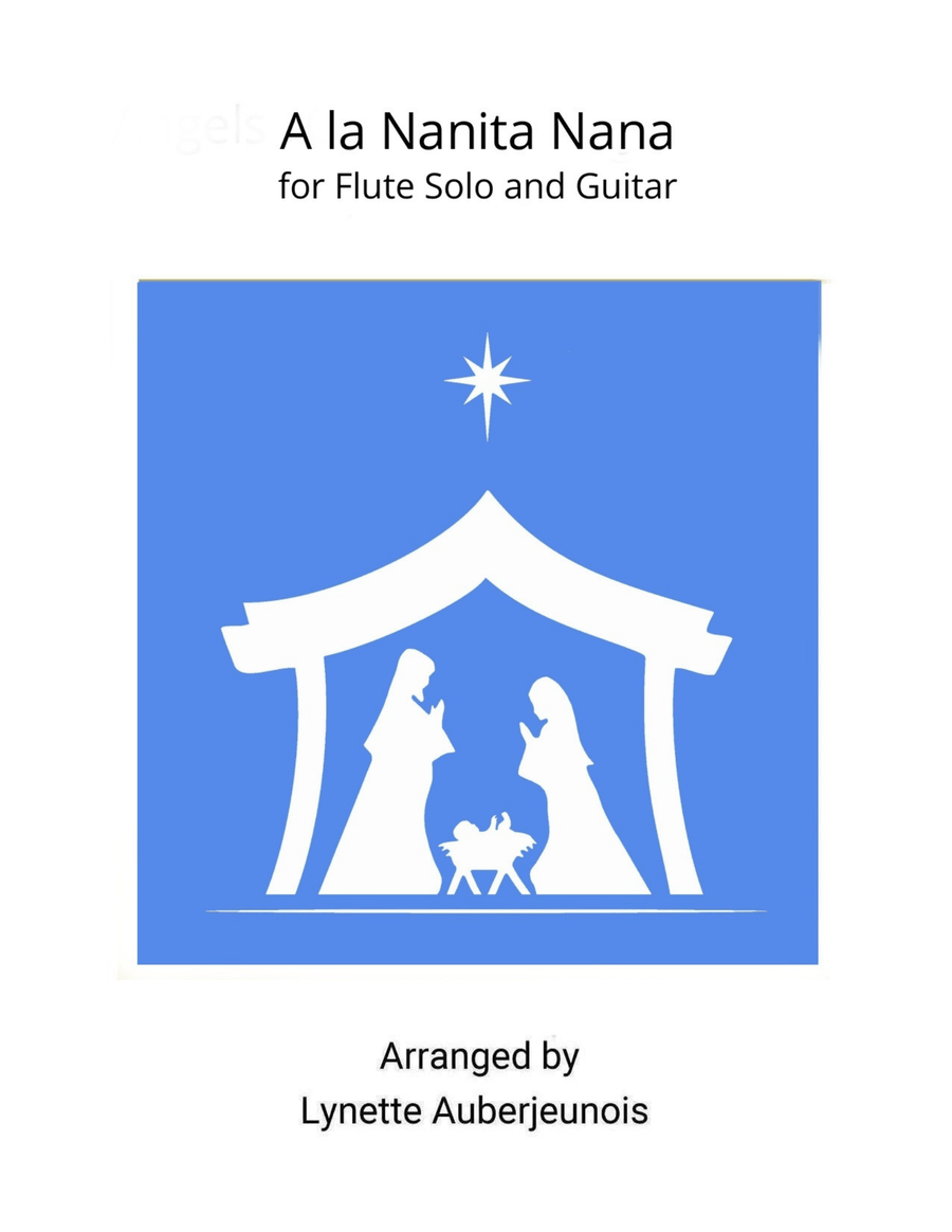 A la Nanita Nana - Flute Solo with Guitar Chords Flute Solo scores gallery preview page 1