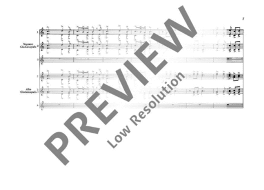 The Christmas Story Glockenspiel scores gallery preview page 6