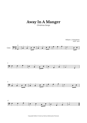 Away In A Manger for Easy Cello Solo