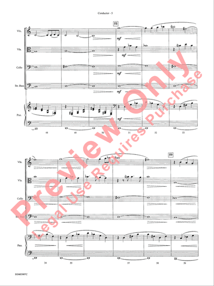 Gollum's Song (from The Lord of the Rings: The Two Towers) String Orchestra scores gallery preview page 7