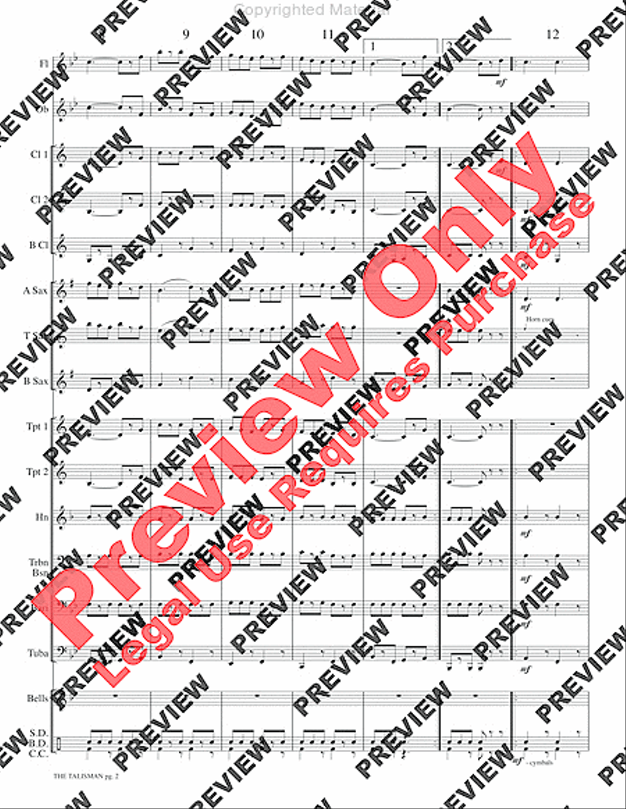 The Talisman Concert Band scores gallery preview page 5