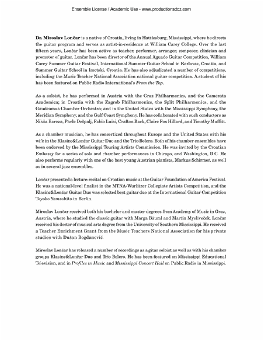 Pieces for Guitar Classical Guitar scores gallery preview page 2