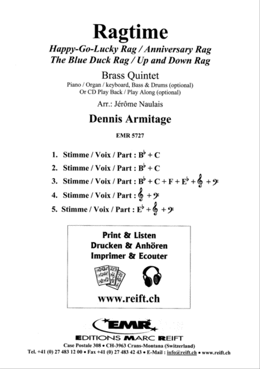 Ragtime Brass Band scores gallery preview page 2