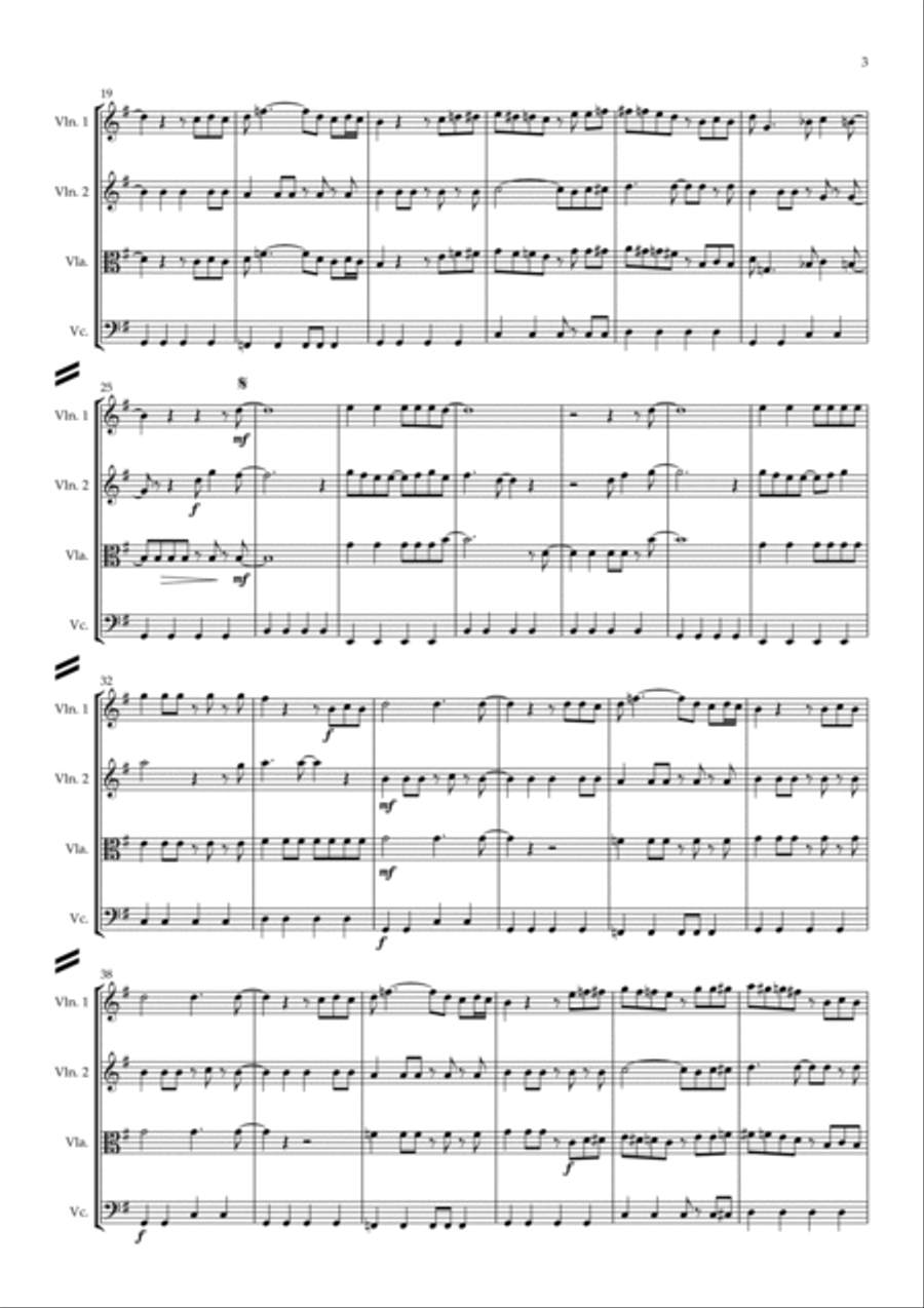 A Hard Day's Night String Quartet scores gallery preview page 3