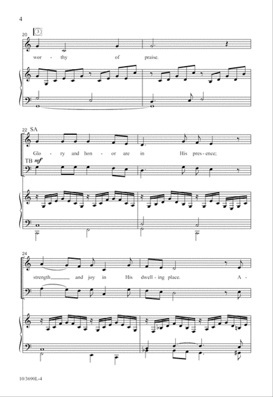 King of Heaven 4-Part scores gallery preview page 4