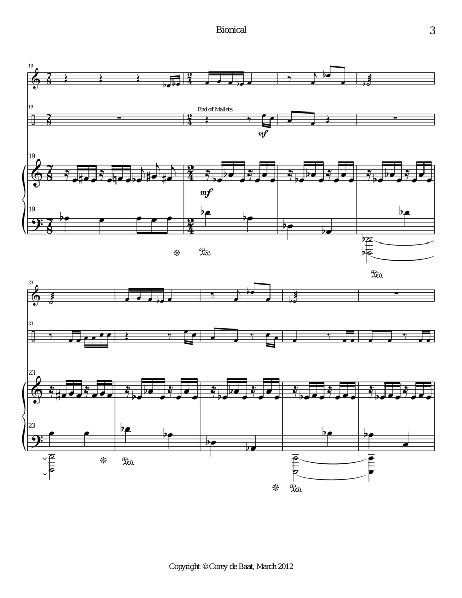 Bionical Marimba scores gallery preview page 5