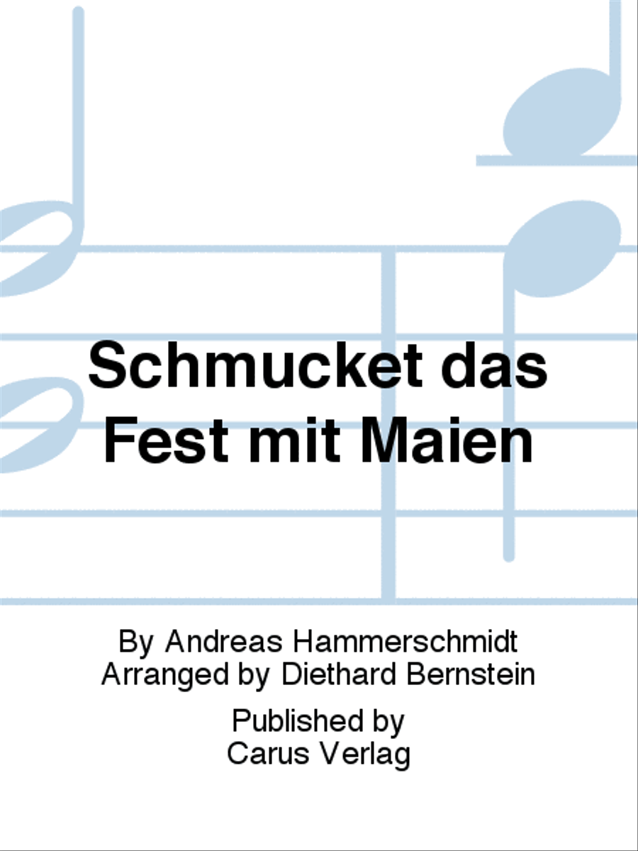 Schmucket das Fest mit Maien 3-Part scores gallery preview page 1