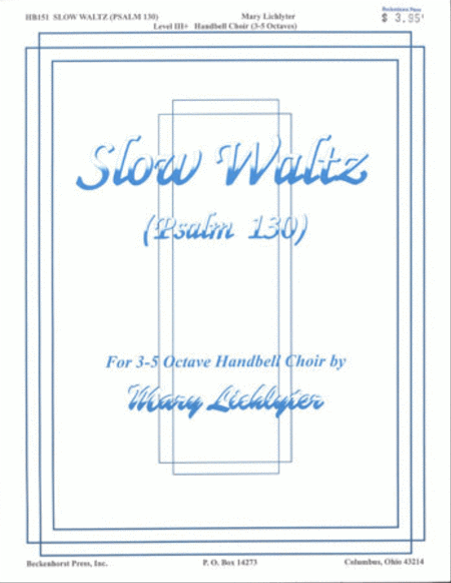 Slow Waltz (Psalm 130) 5-Octaves scores gallery preview page 1