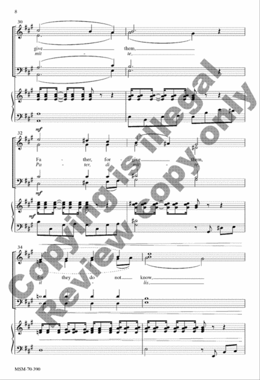 Seven Last Words Seven Last Words 4-Part scores gallery preview page 9