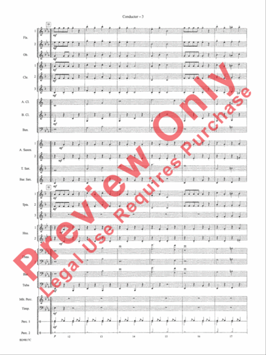 National Emblem Concert Band scores gallery preview page 6