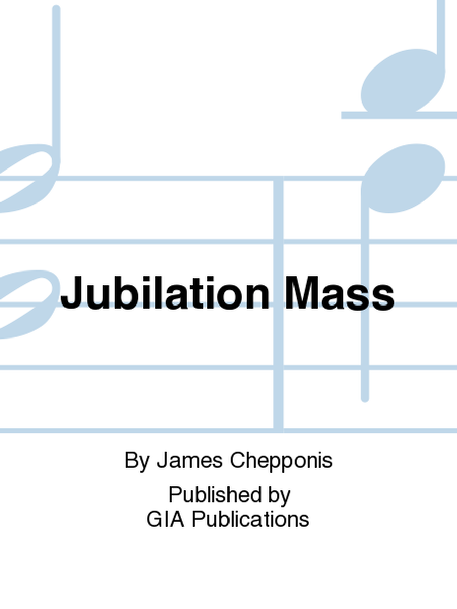 Jubilation Mass - Choral / Accompaniment and Guitar edition image number null
