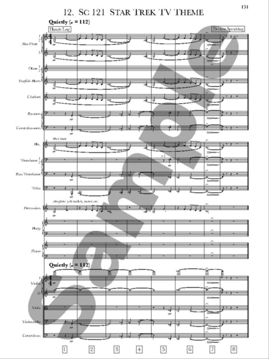 Star Trek: The Motion Picture Orchestra scores gallery preview page 3