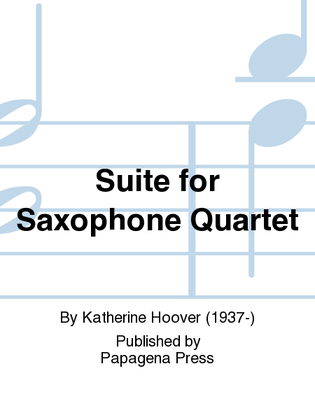 Suite for Saxophone Quartet