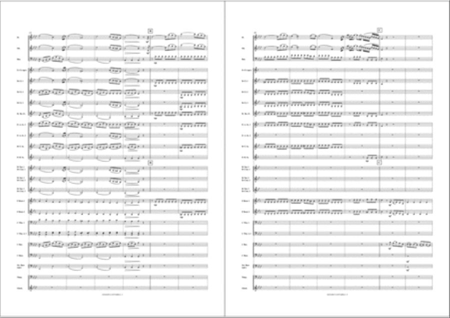 Adagio Cantabile Concert Band scores gallery preview page 4