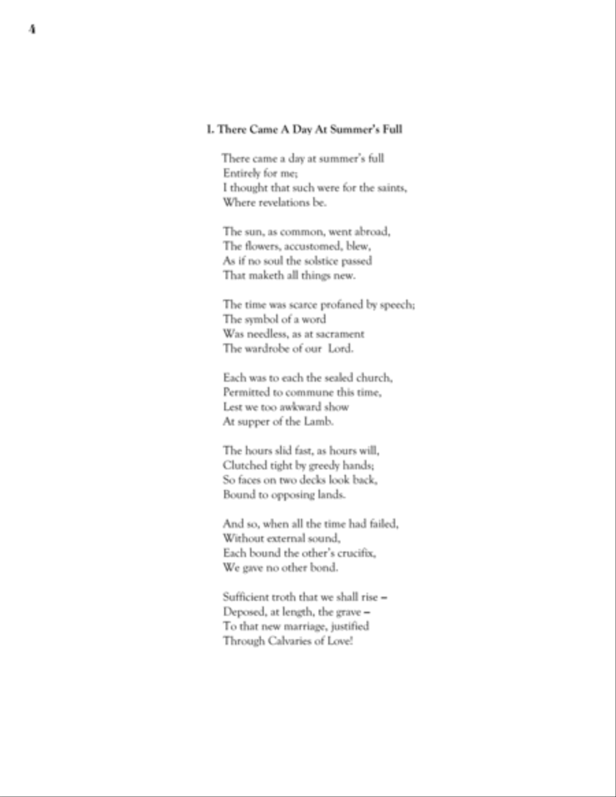 Six Dickinson Settings Divisi scores gallery preview page 4