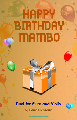 Happy Birthday Mambo for Flute and Violin Duet