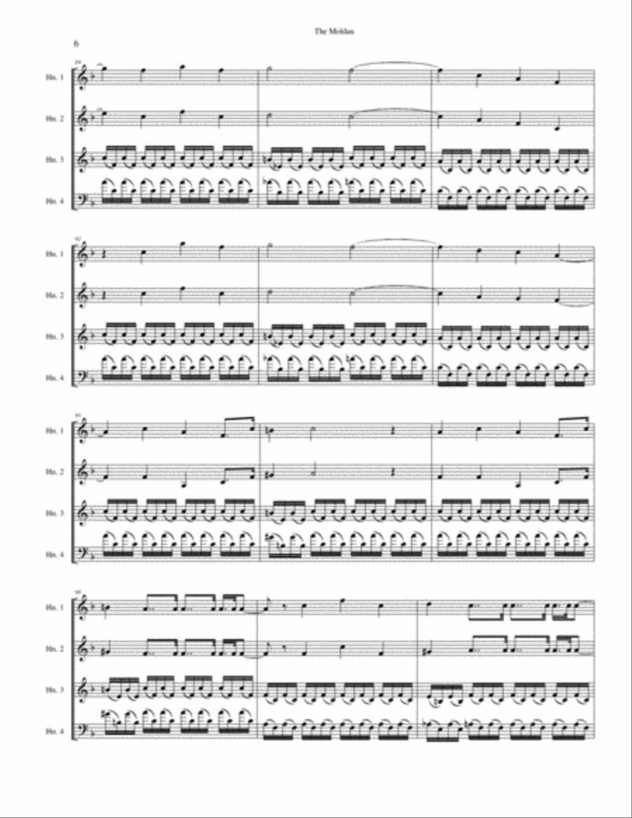 Highlights from The Moldau Small Ensemble scores gallery preview page 6