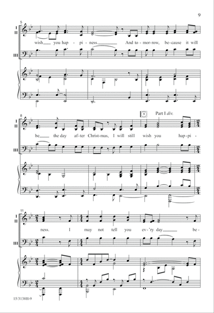 A Caroling Couplet A Caroling Couplet 3-Part scores gallery preview page 9