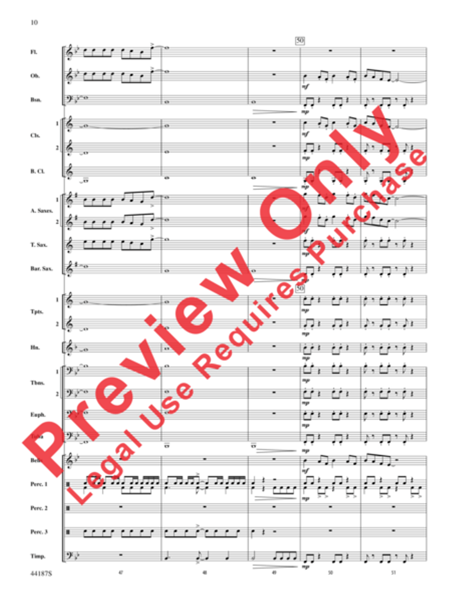 Zeeland Zeeland Concert Band scores gallery preview page 30
