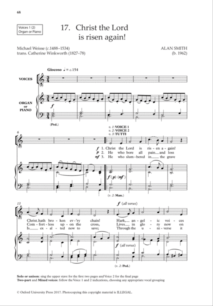 The Oxford Book of Easy Flexible Anthems Choir scores gallery preview page 13