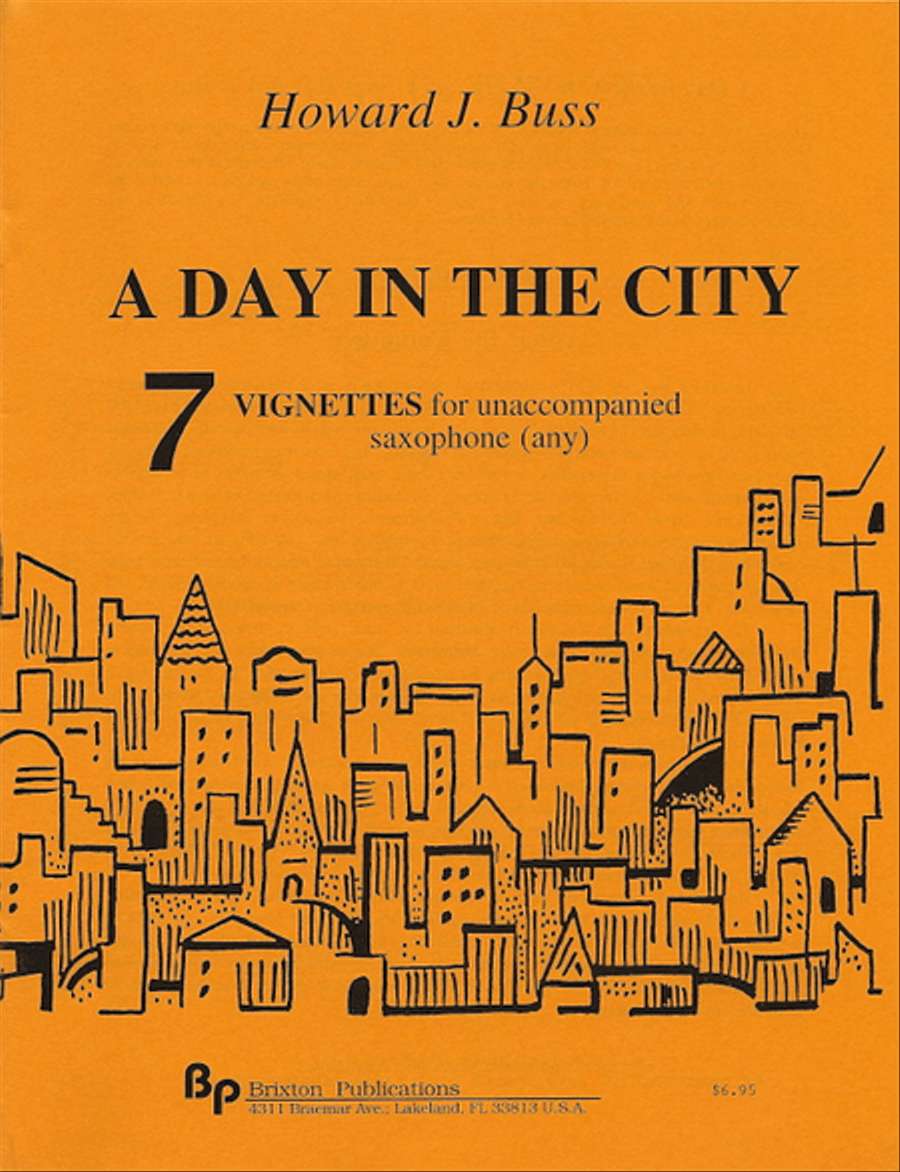 A Day in the City Saxophone Solo scores gallery preview page 1
