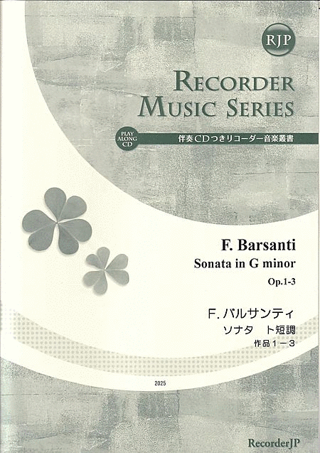 Francesco Barsanti: Sonata in G minor, Op. 1-3