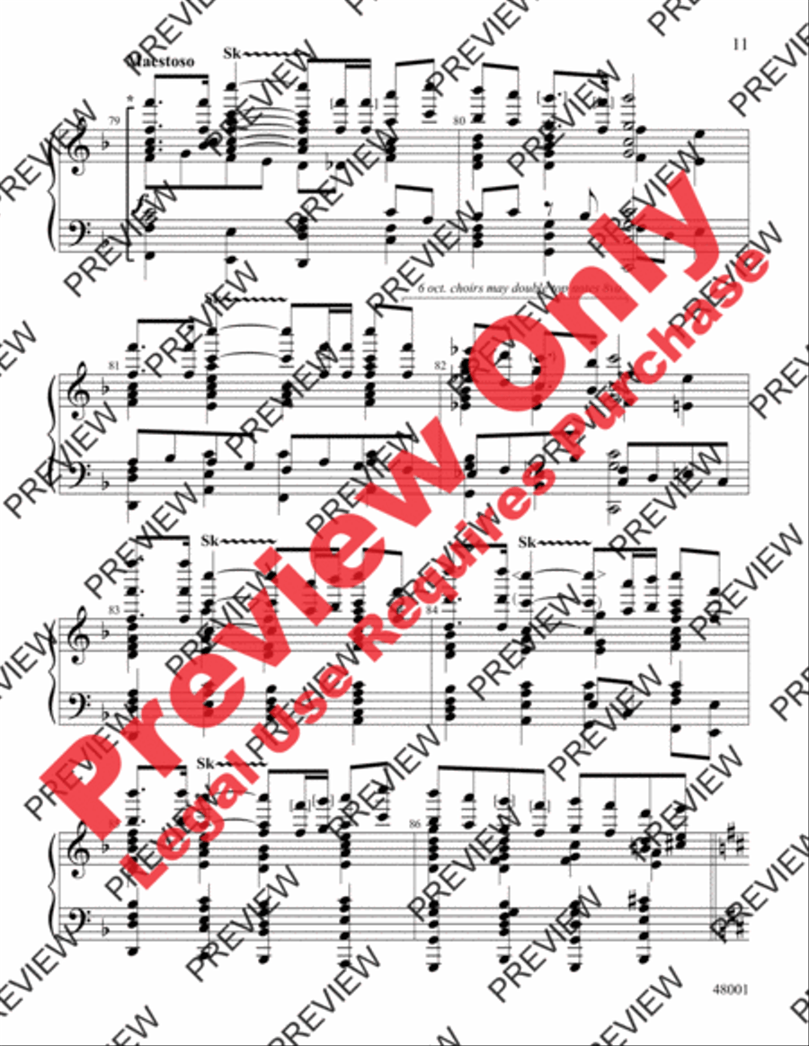 Jubilate Deo Handbell Choir scores gallery preview page 11